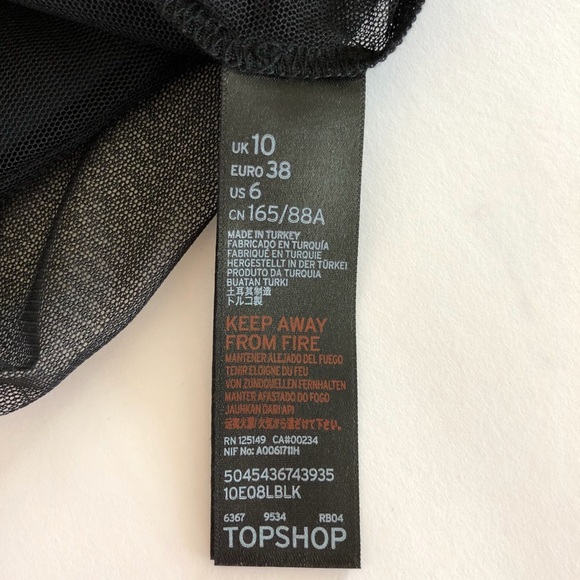 Topshop Tulle Midi Dress - Picture 4 of 6